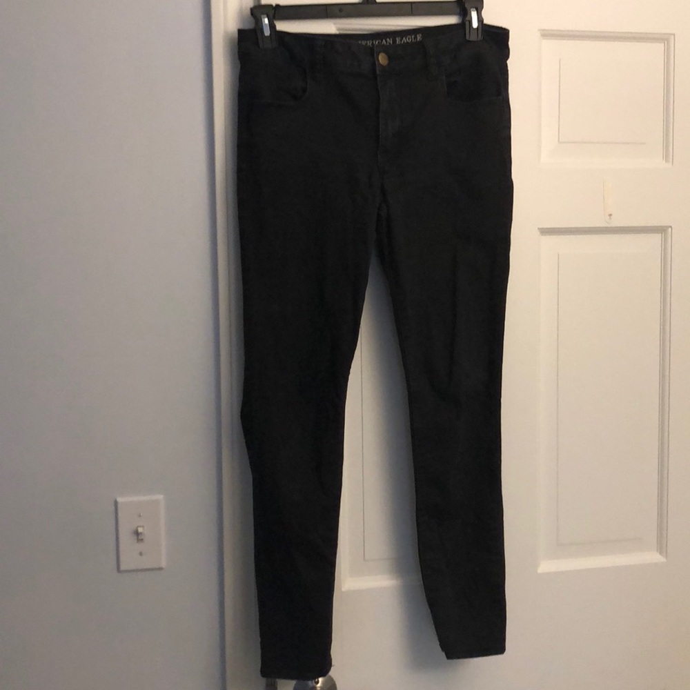 American Eagle Super Stretch Skinny Black Pants